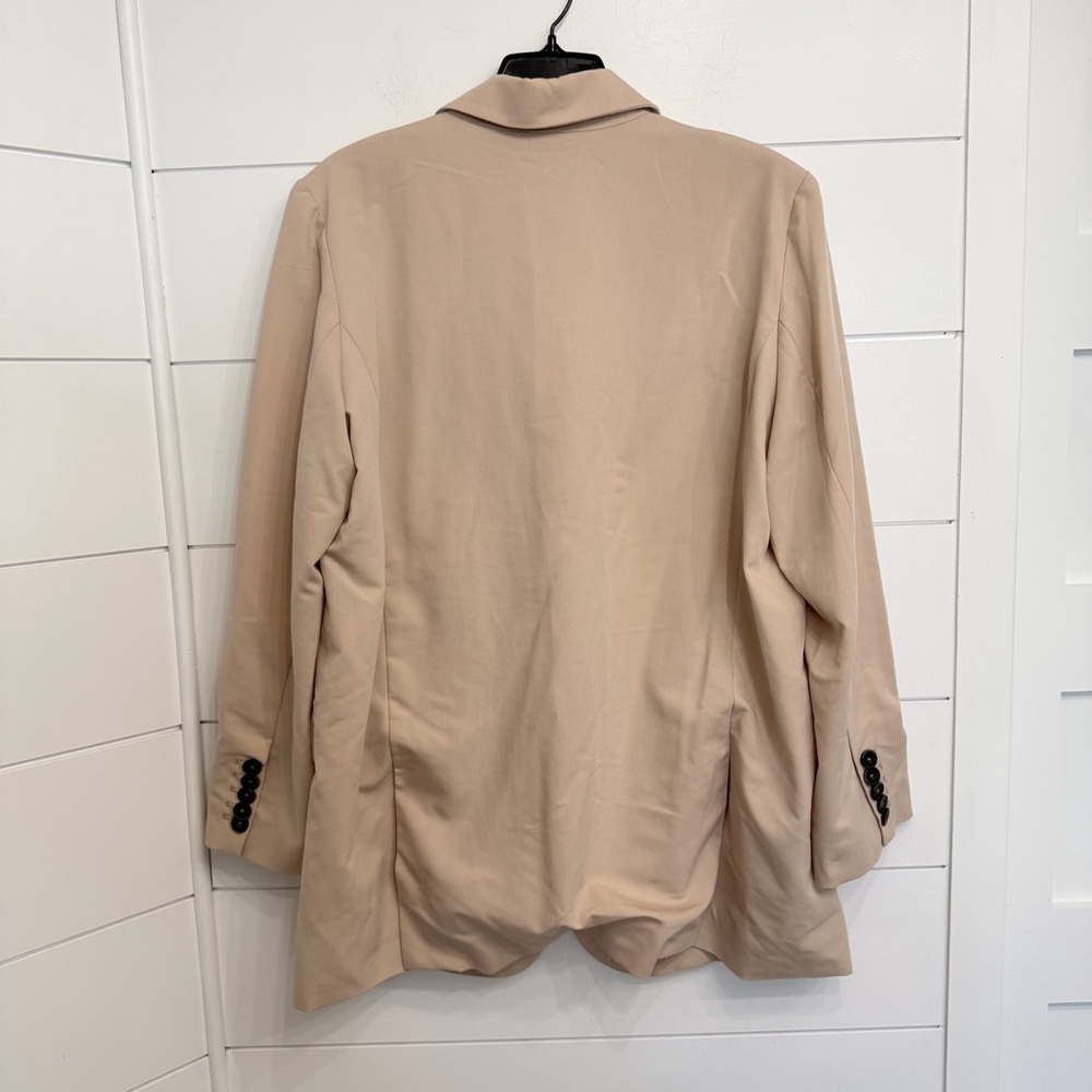 Free People We the Free Apricot Jay Oversized Blazer Size Medium 23304 - Picture 5 of 10